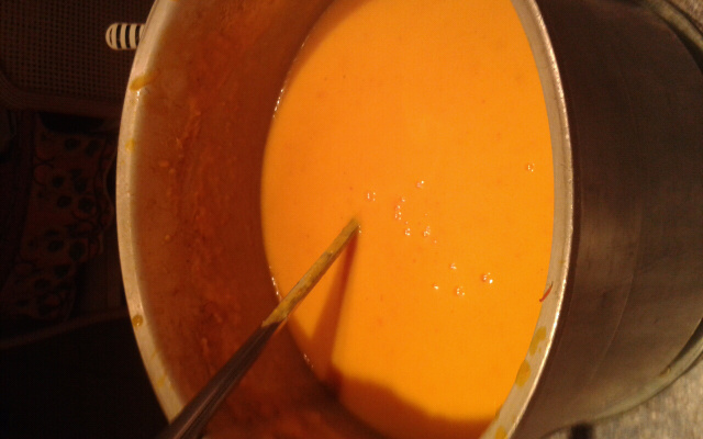 Velouté potimarron et patate douce
