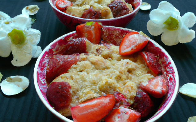 Crumble fraises