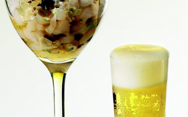 Tartare de Saint-Pierre et huître en gelée de Bière de Printemps