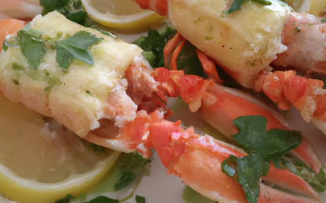 Coffres de langoustines farcies au citron