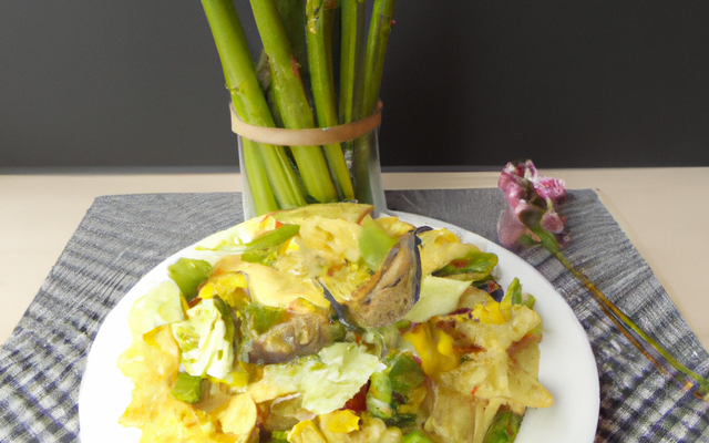 Salades de farfalles aux asperges vertes facile