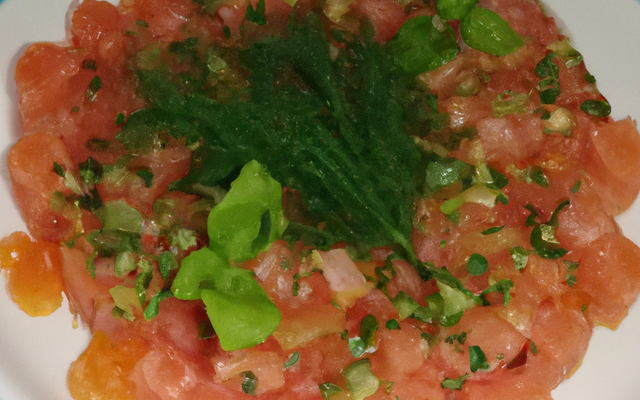 Tartare au saumon