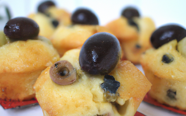 Minis-cakes aux olives