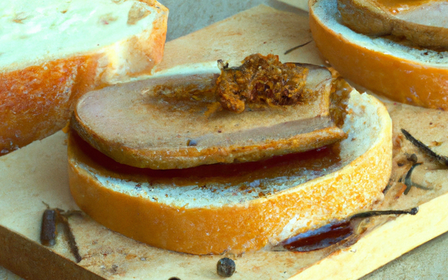 Foie gras poêlé sur son pain d'épice