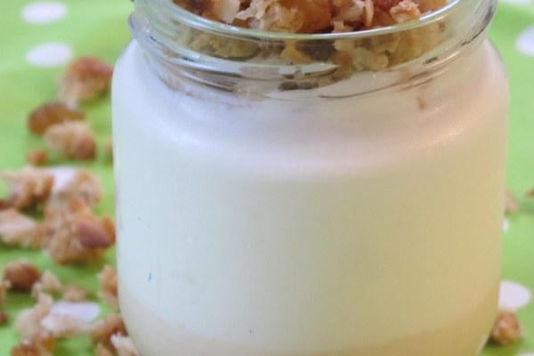 Yaourt à la dulce de leche et granola