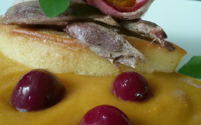 Parmentier de canard à la pulpe de fruits de la passion