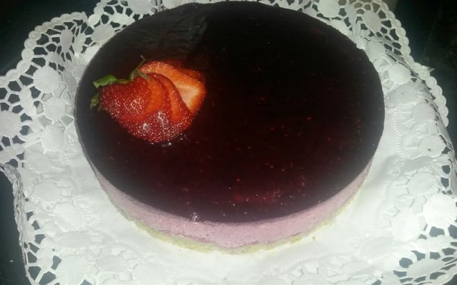 Bavarois à la framboise
