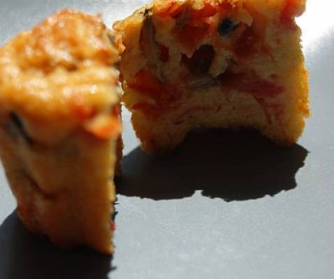 Bouchées tomates champignons