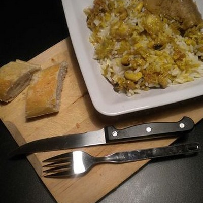 Poulet à la créole à la banane et aux noix de cajou