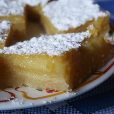 Carrés au citron maison