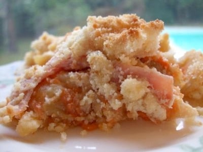 Crumble de potiron enrichi au bacon