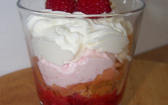 Framboise, mascarpone at chantilly