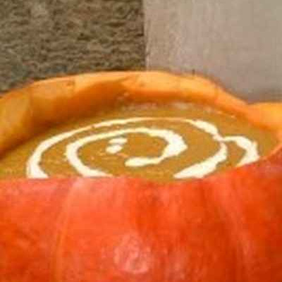 Soupe de citrouille à la vanille