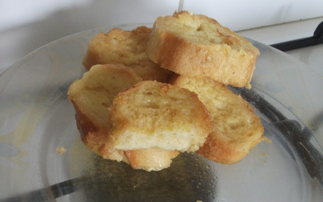 Pain perdu au goût vanillé