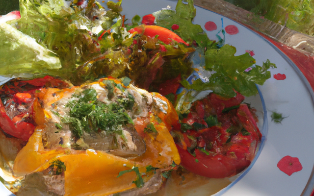 Assiette estivale maison