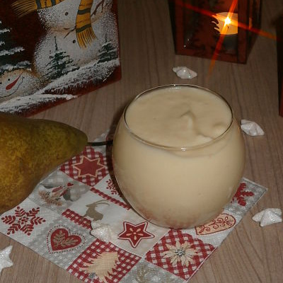 Velouté de panais & poires rôties