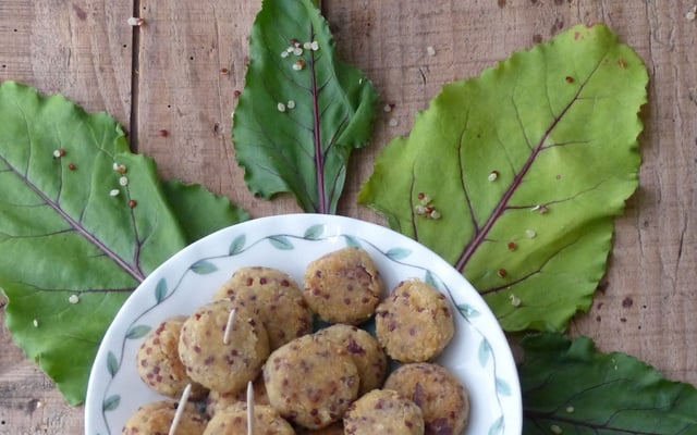Mini falafels au duo de quinoa