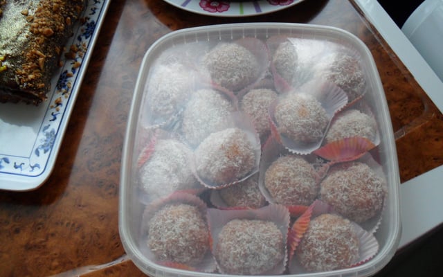 Noix de coco fondants, gâteau