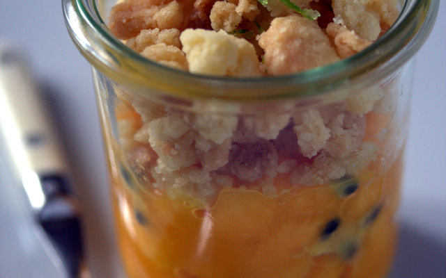 Crumble exotique minute