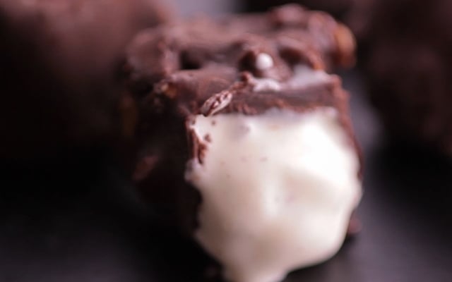 Mini-bouchées glacées au chocolat