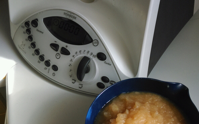 Compote de pommes express au thermomix