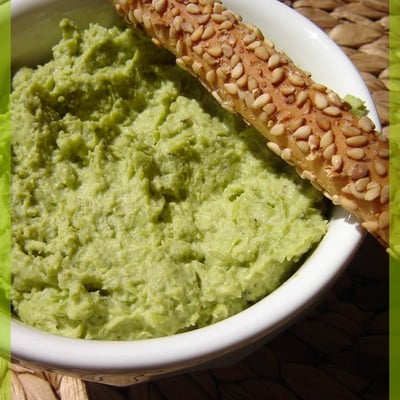 Houmous de petits pois