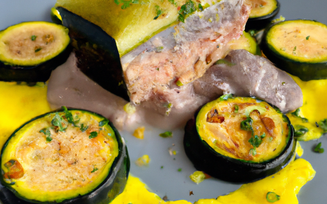 Thon au coulis de courgettes