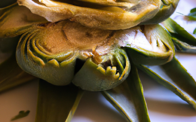 Cœur d'artichaut en mille feuille