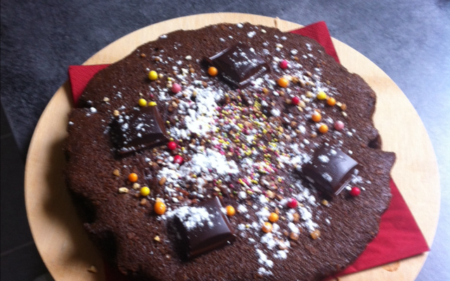 Gâteau chocolat caramel