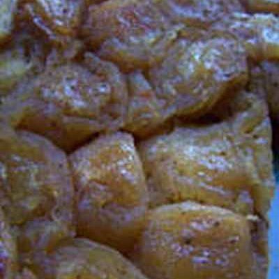 Tarte tatin au fer à caraméliser