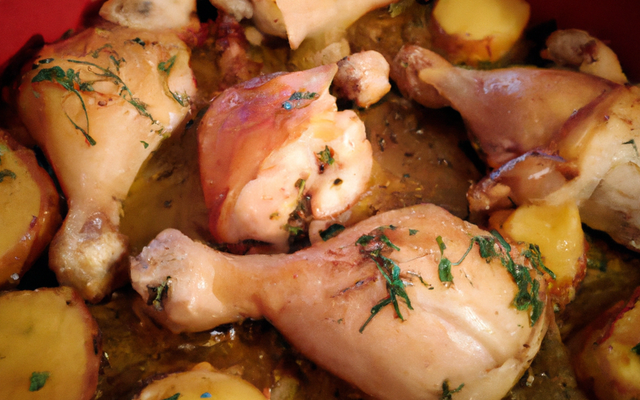 Chapon à la cheminée