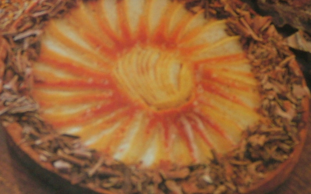 Tarte aux poires et caramel