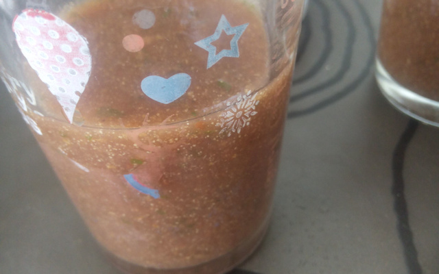 Smoothie poires cassis