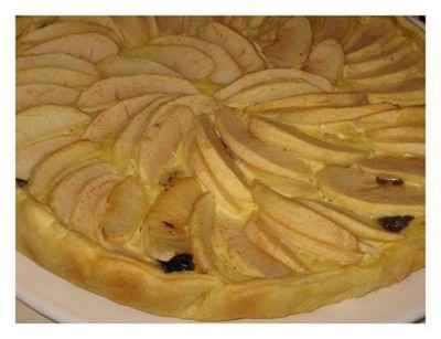 Tarte aux pommes salées