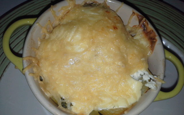 Gratin de courgettes aux lardons facile et économique