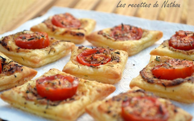 Mini feuilletés provençaux thym et moutarde