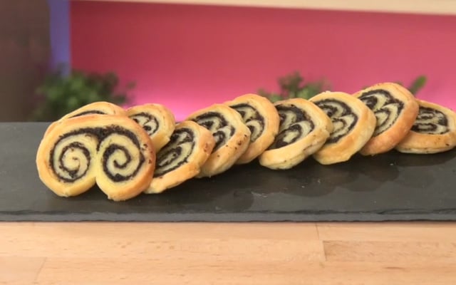 Palmiers provençaux à la tapenade