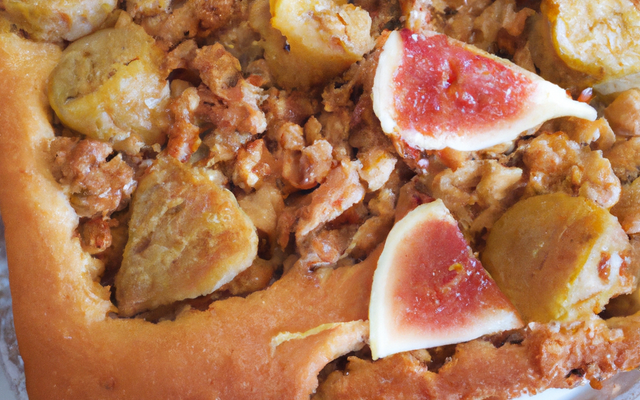 Cake poulet, figues, échalotes