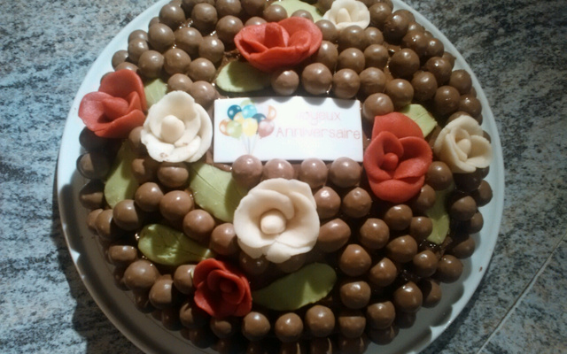 Gravity cake aux Maltesers