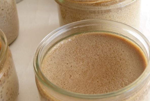 Petits pots de crème café-cannelle