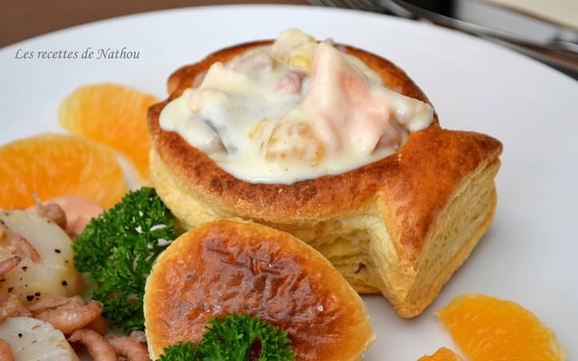 Bouchées de la mer aux clémentines et béchamel au curry
