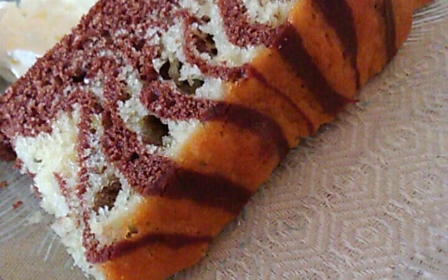 Gâteau tigré ou zebré