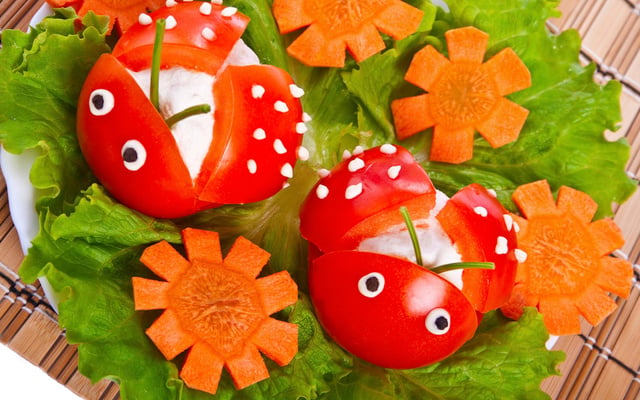 Coccinelles de tomates cerise à croquer