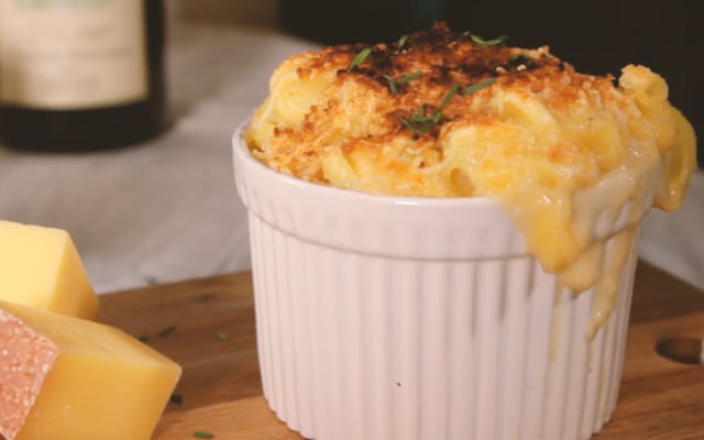 Gratin de macaroni aux 3 fromages