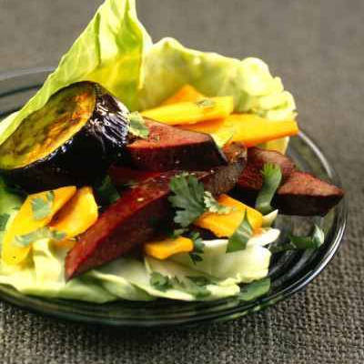 Salade de foie d'agneau au cumin