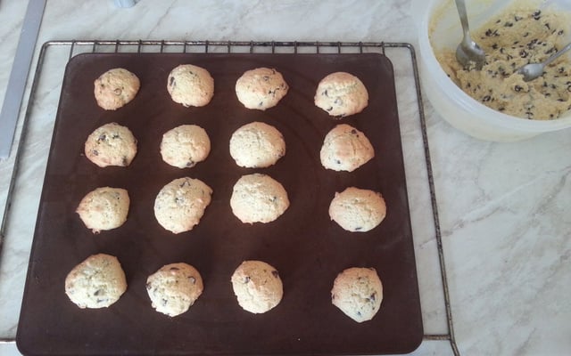 Cookies noix de coco et pépites de chocolat