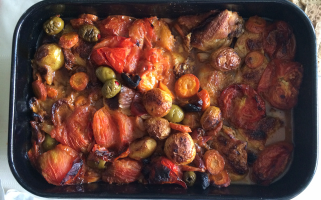 Tajine de poulet à ma façon !