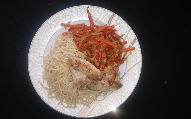 Nouilles sautées façon Veggie