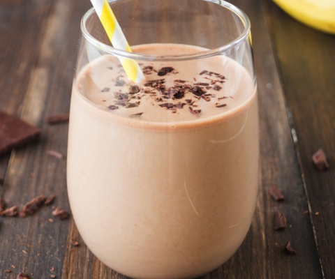 Milkshake choco-bananes