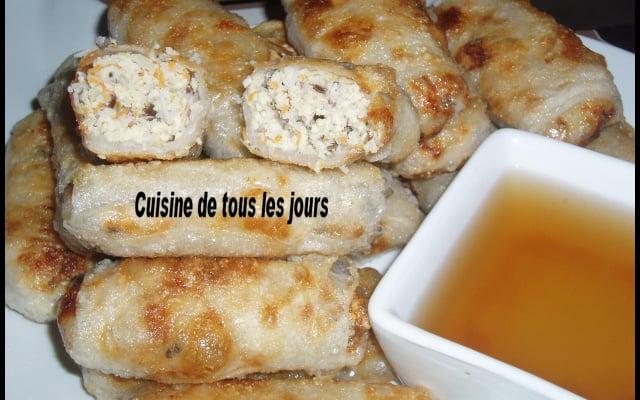 Nems au poulet traditionnels